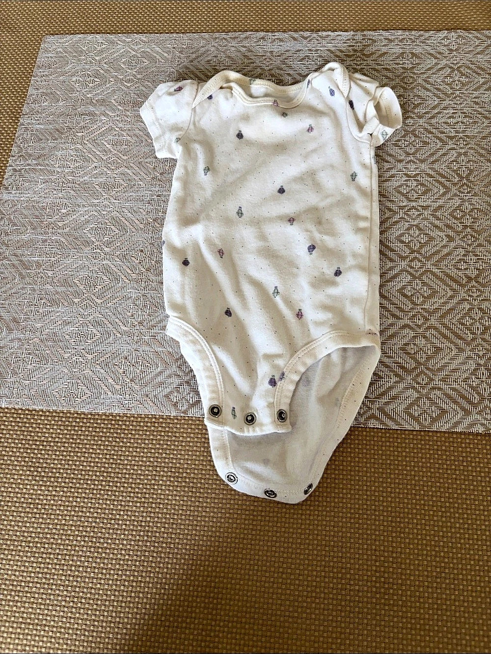 Carter's Floral Baby Bodysuit Size 6M